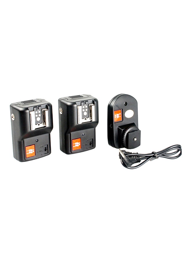 4-Channels Wireless Remote Flash Trigger Black