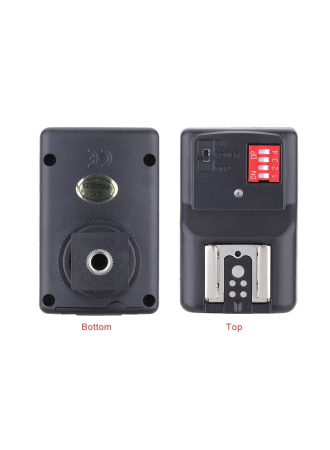 5-Piece Wireless Remote Flash Trigger Set For Canon/Nikon/Pentax/Olympus/Sigma Black