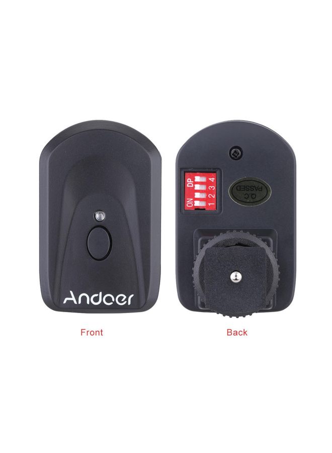 5-Piece Wireless Remote Flash Trigger Set For Canon/Nikon/Pentax/Olympus/Sigma Black