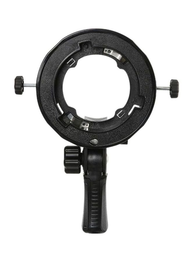 Tr-05 S Type 5 Speedlites Flash Holder Bowens Mount Bracket With Hand Grip Black
