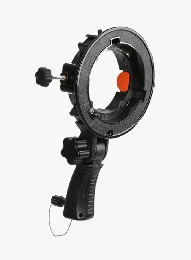 Tr-05 S Type 5 Speedlites Flash Holder Bowens Mount Bracket With Hand Grip Black