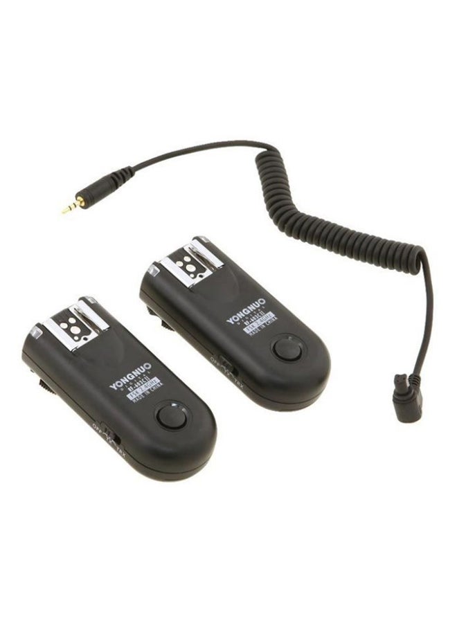 2-Piece Wireless Flash Trigger Set Black