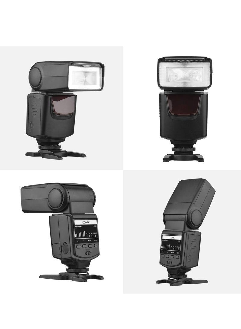 COOPIC CF550 Speedlite s1, s2 wireless trigger Flash Compatible with Canon Nikon Panasonic Olympus Pentax and Other DSLR Digital Cameras with Standard Hot Shoe