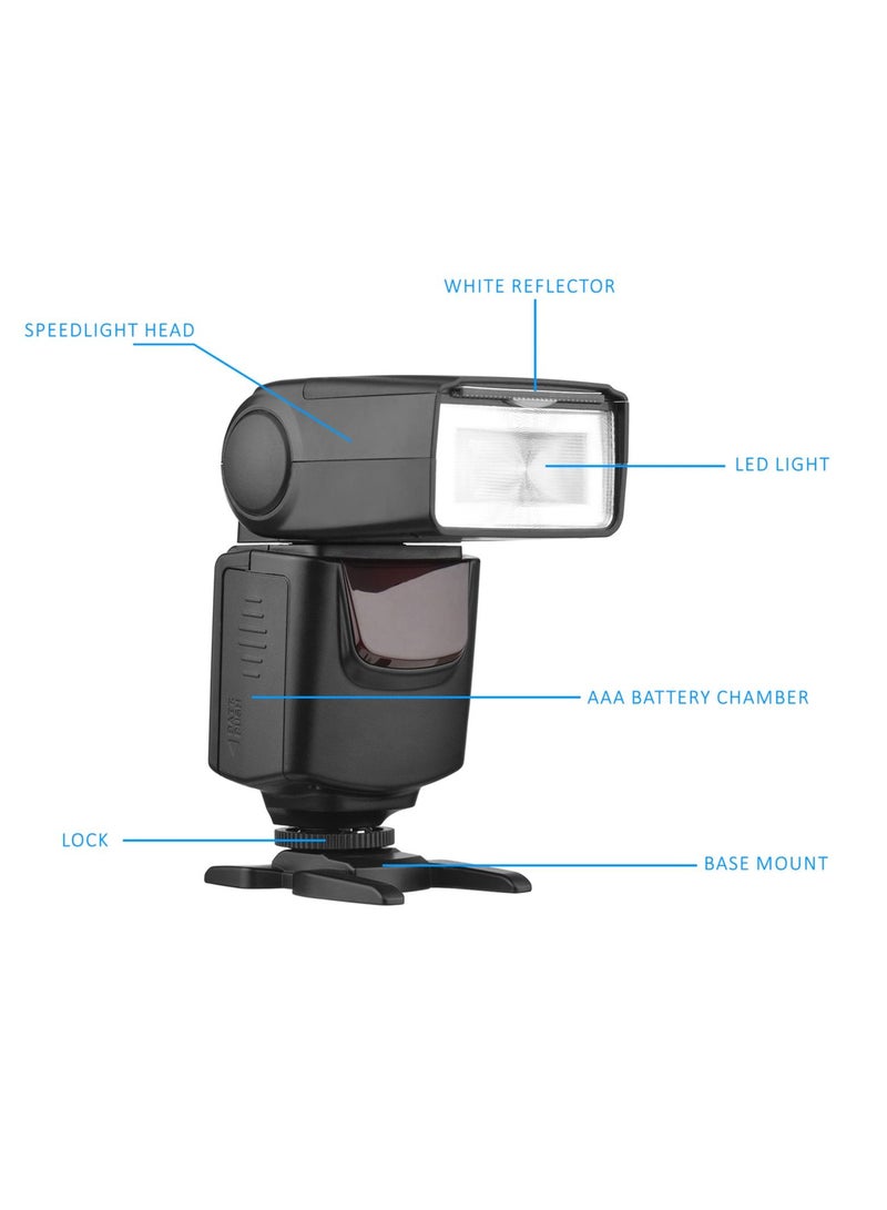 COOPIC CF550 Speedlite s1, s2 wireless trigger Flash Compatible with Canon Nikon Panasonic Olympus Pentax and Other DSLR Digital Cameras with Standard Hot Shoe