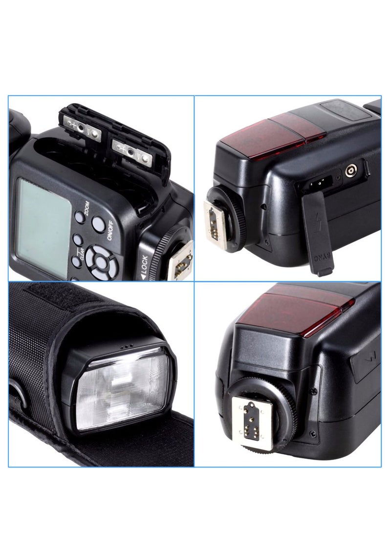 COOPIC CF600EX LCD Display Flash wireless 1/8000S HSS GN58 5500K Master TTL Flash Speedlite Compatible with all CANON NIKON Cameras