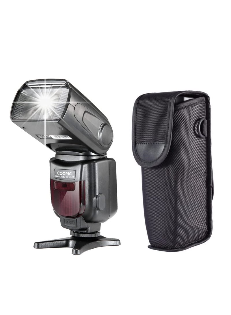 COOPIC CF580EX N LCD Display Speedlite Flash Wireless GN56 5500K TTL Flash Compatible with all NIKON Cameras