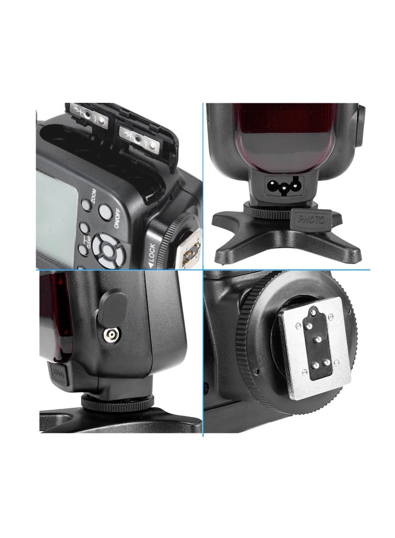 COOPIC CF580EX N LCD Display Speedlite Flash Wireless GN56 5500K TTL Flash Compatible with all NIKON Cameras