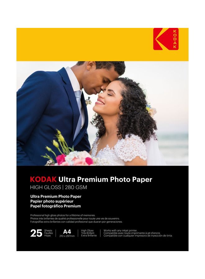 25 Sheets Ultra Premium Photo Paper a4