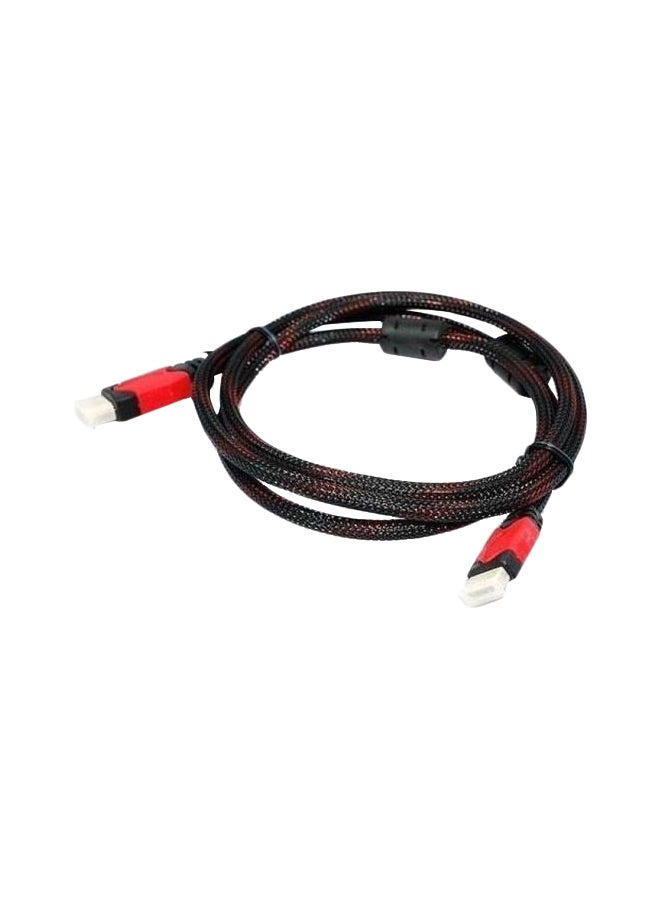 HDMI To HDMI AV Cable Black/Red