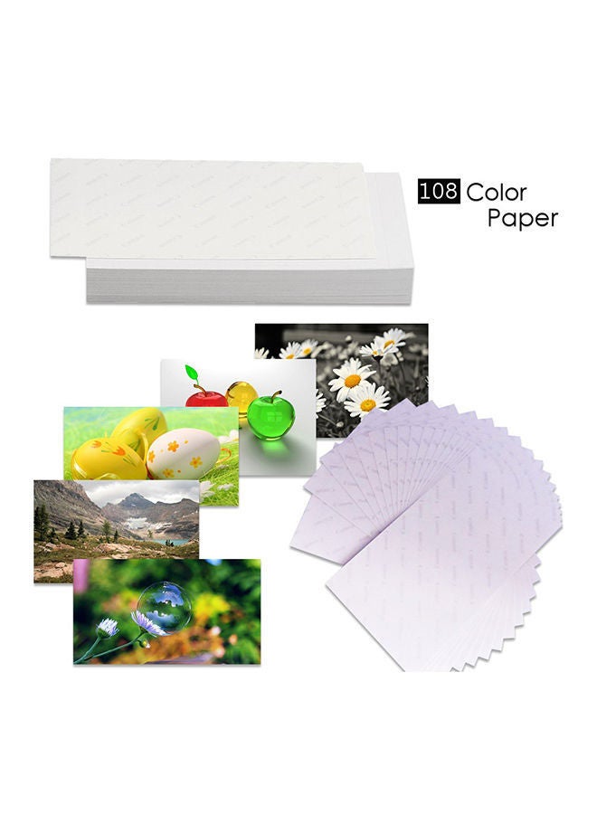 KP108 Photo Paper - Pack Of 108 Sheets