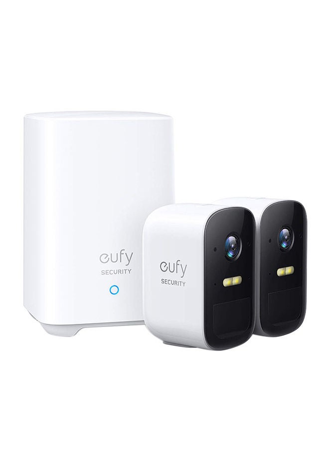 eufyCam 2C 2-Cam Kit Wireless Home Security System With 180-Day Battery Life