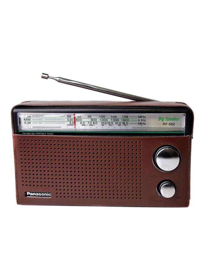 3 Band Portable Radio RF-562DGC1-K Brown