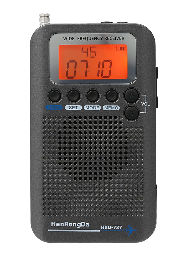 Portable Mini Radio V581 Black