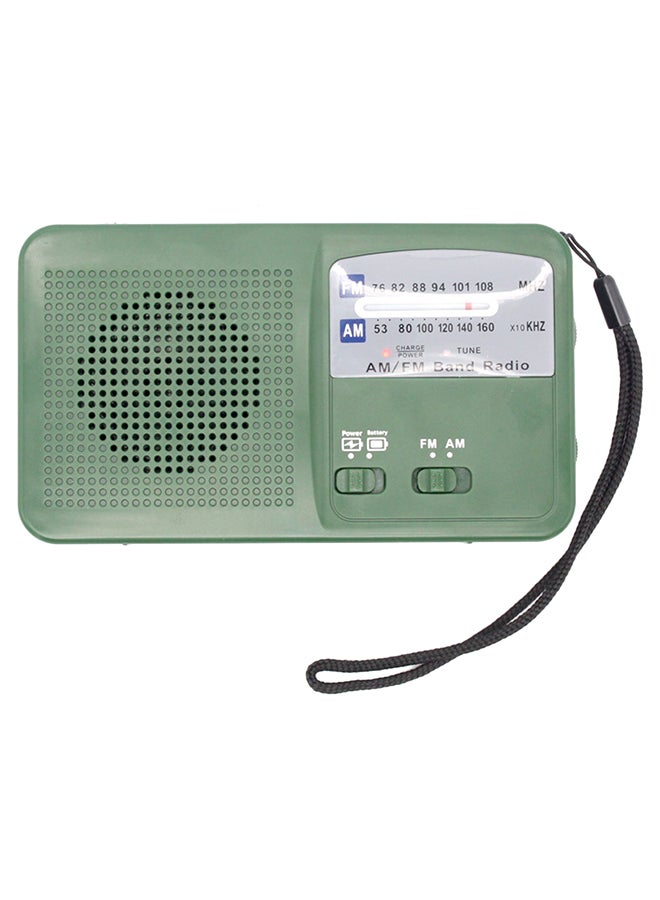 Solar Powered Radio RD369 Green