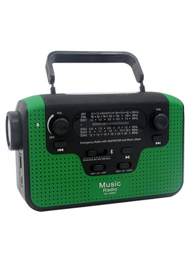 Multifunction FM Radio RD388 Green/Black