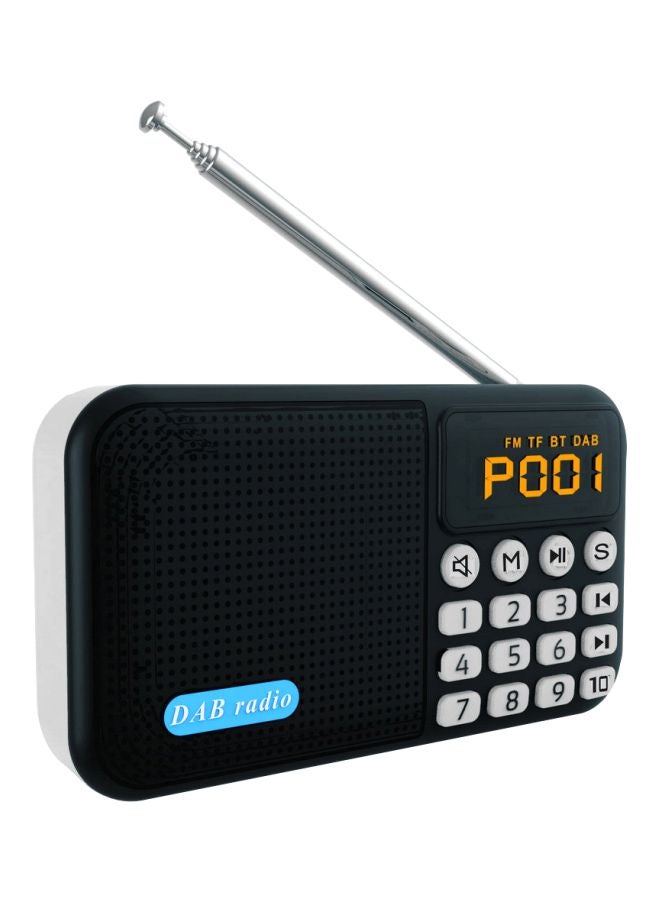 Bluetooth FM Radio With MP3 Player 1V665 Black/Silver/Yellow