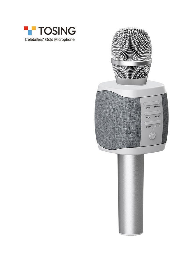 Wireless Karaoke Microphone With Bluetooth Speaker LU-VH50-31 Grey/White