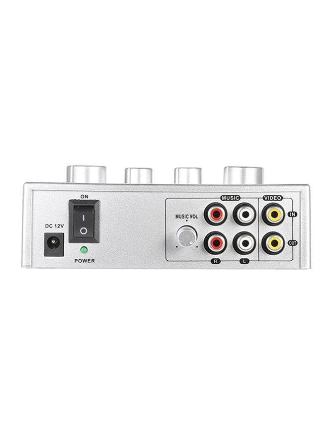 Karaoke Sound Mixer I1787 Silver