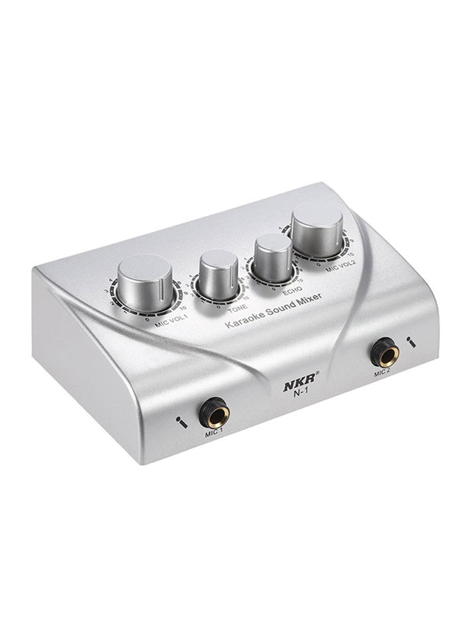 Karaoke Sound Mixer I1787 Silver