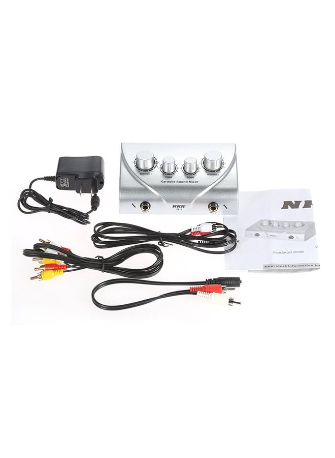 Karaoke Sound Mixer I1787 Silver