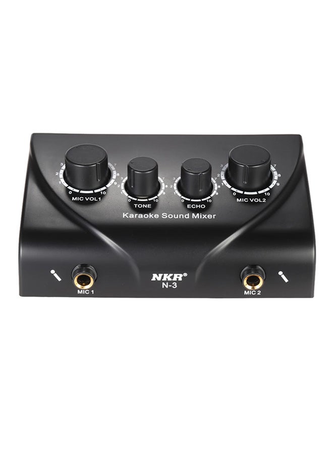 Karaoke Sound Mixer With Cable 1408228 Black
