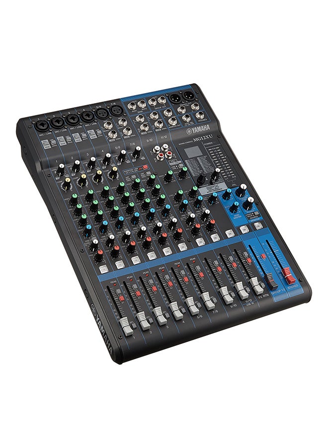 12-Input Digital Mixing Console MG12XU Black