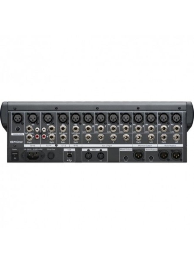 StudioLive 16.0.2 USB Performance & Recording Digital Mixer STUDIOLIVE 1602 USB Black