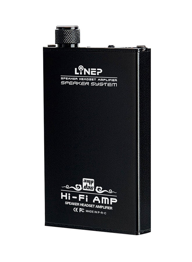 Portable HiFi Headphone Amplifier Built-in Battery V6522 Black