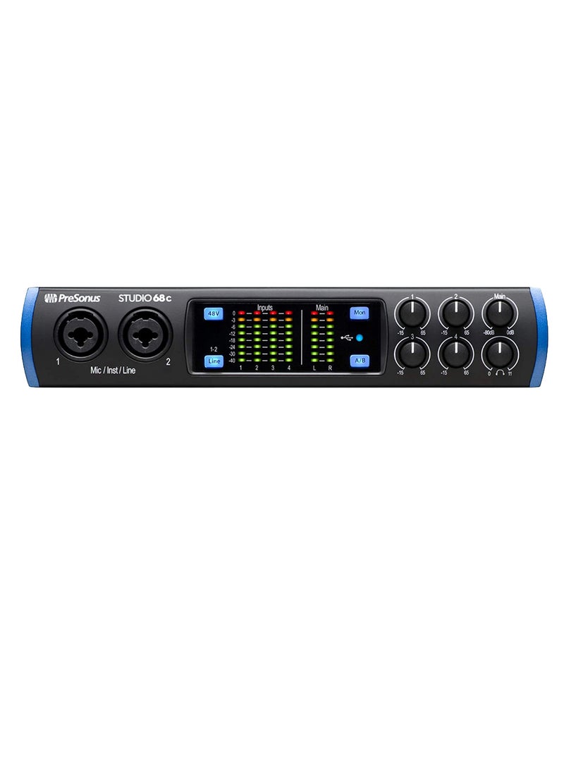 Studio Versatile Audio Interface Studio 68C Black/Blue