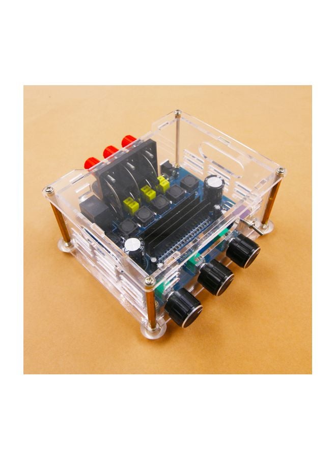 2.1 Electronic Digital Audio Amplifier DE6996 Black/Red/Clear