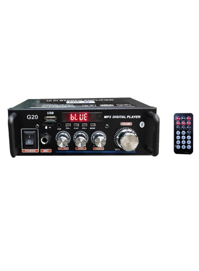 Home Theatre Sound System With Remote Control V66 Black