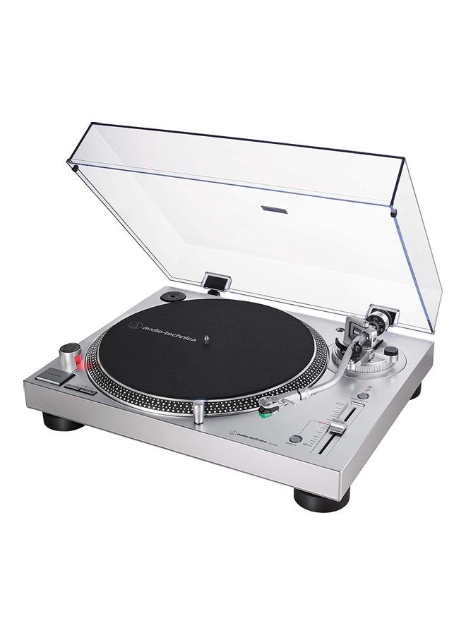 Direct-Drive Professional Turntable AT-LP120XUSB Silver/Black