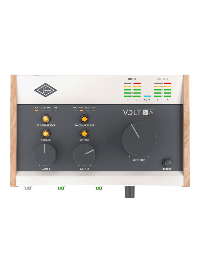 2-In And 2-Out USB-C Audio Interface With 2 Preamps VOLT276 Multicolour