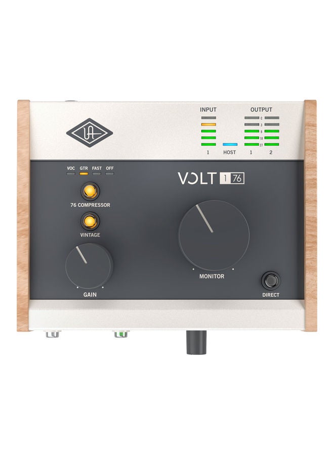 1-In And 2-Out USB-C Audio Interface With 1 Preamp VOLT176 Multicolour