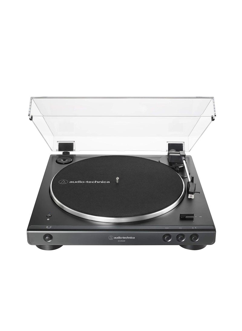 Audio-Technica AT-LP60X-BK Fully Automatic Belt-Drive Stereo Turntable, Black