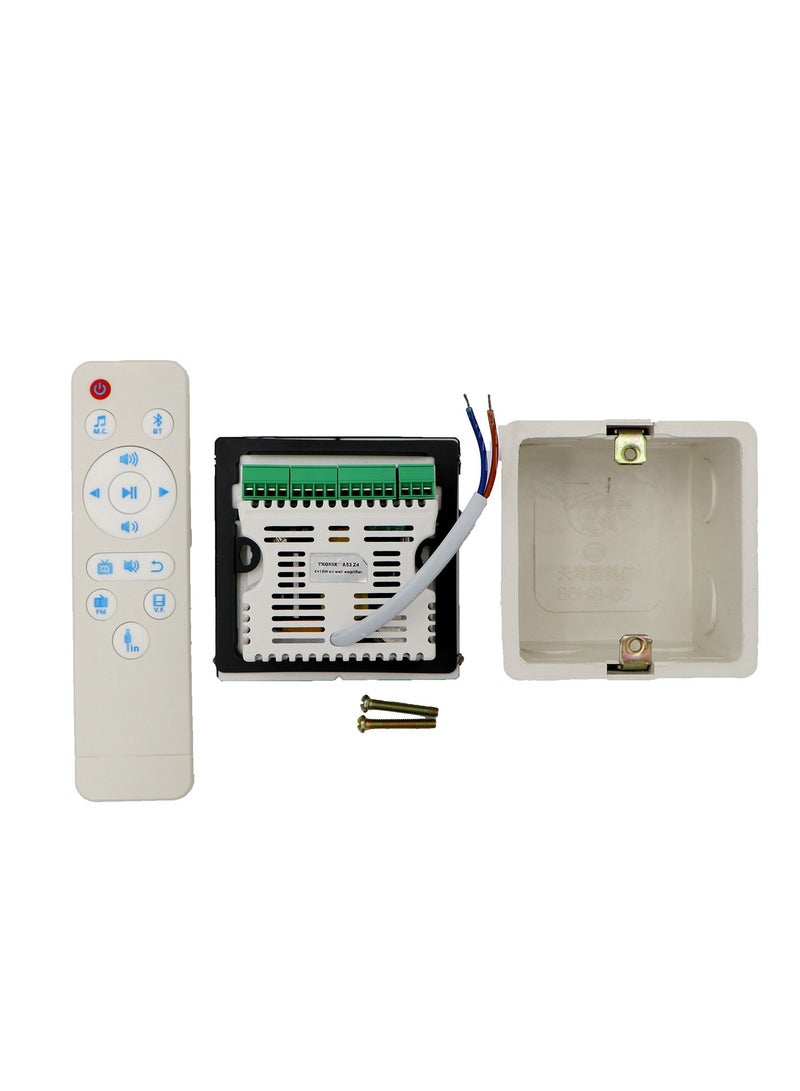 Tronix A53-Z4 4 Zone In Wall Amplifier on 8ohm with Bluetooth USB and FM