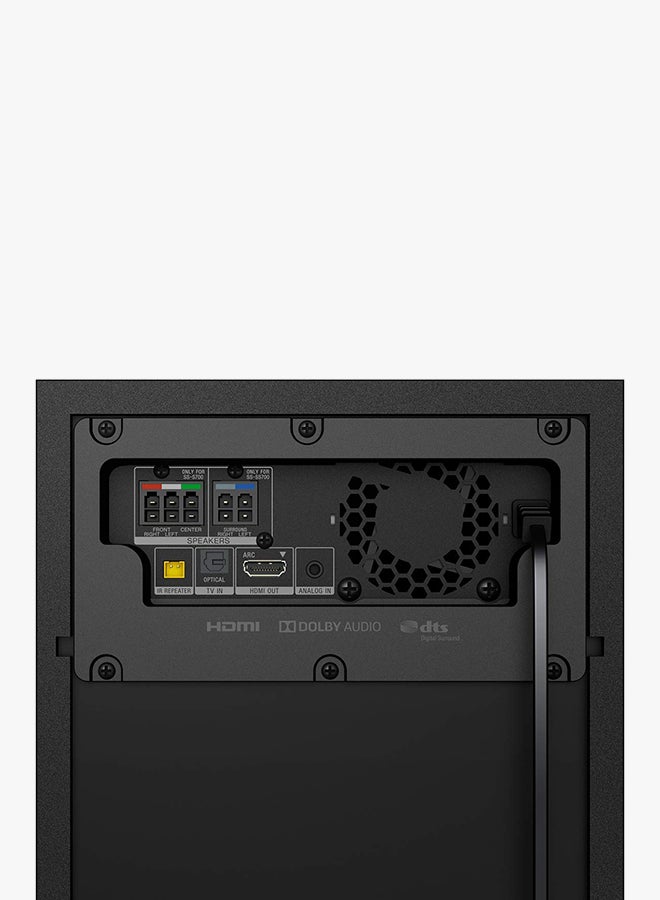 5.1 Channel Home Cinema Soundbar System HTS500RF Black