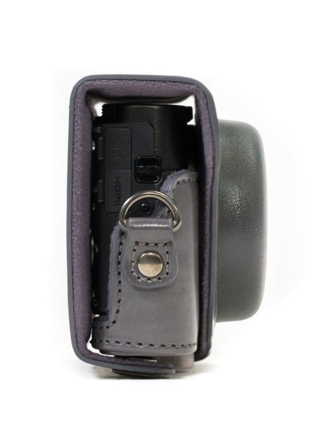 Protective Camera Case With Strap For Sony Cybershot Grey