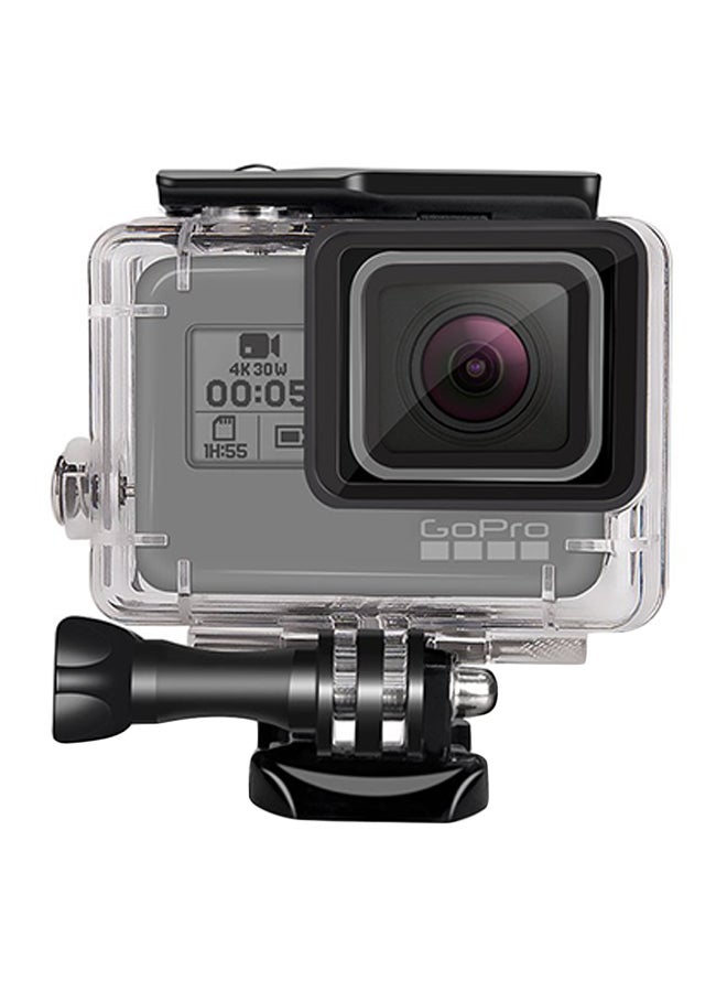 Waterproof Dive Housing Shell Case For GoPro CAmera Black/Clear