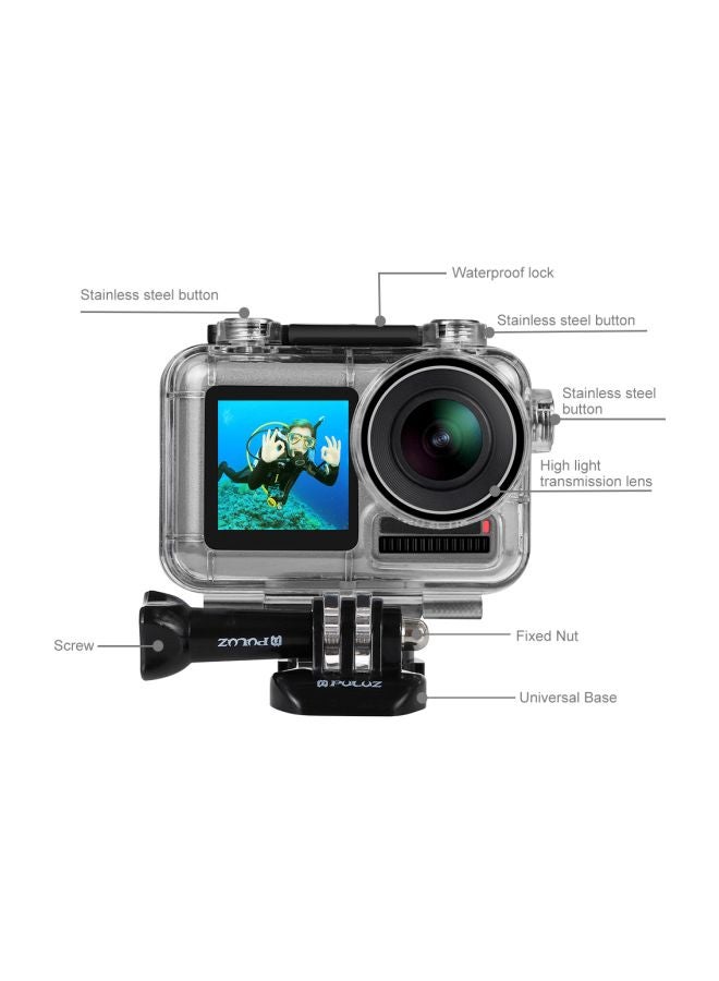 Waterproof Diving Case For DJi Osmo Acition Camera Clear