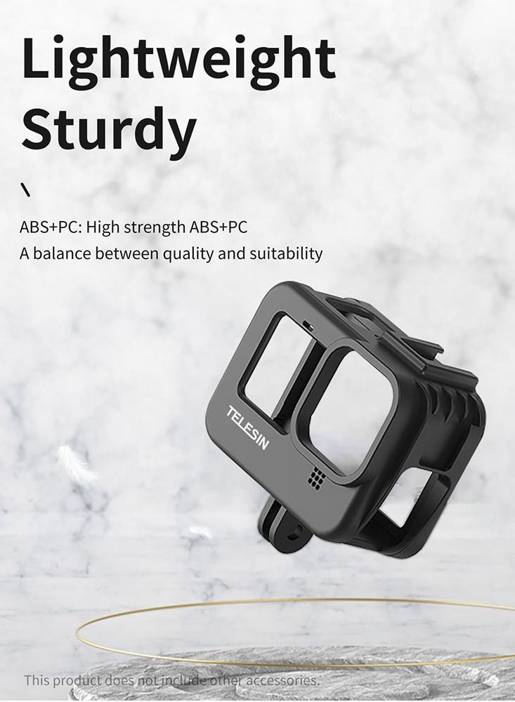 TELESIN Horizontal Frame Case Housing For GoPro HERO11 HERO10 HERO9