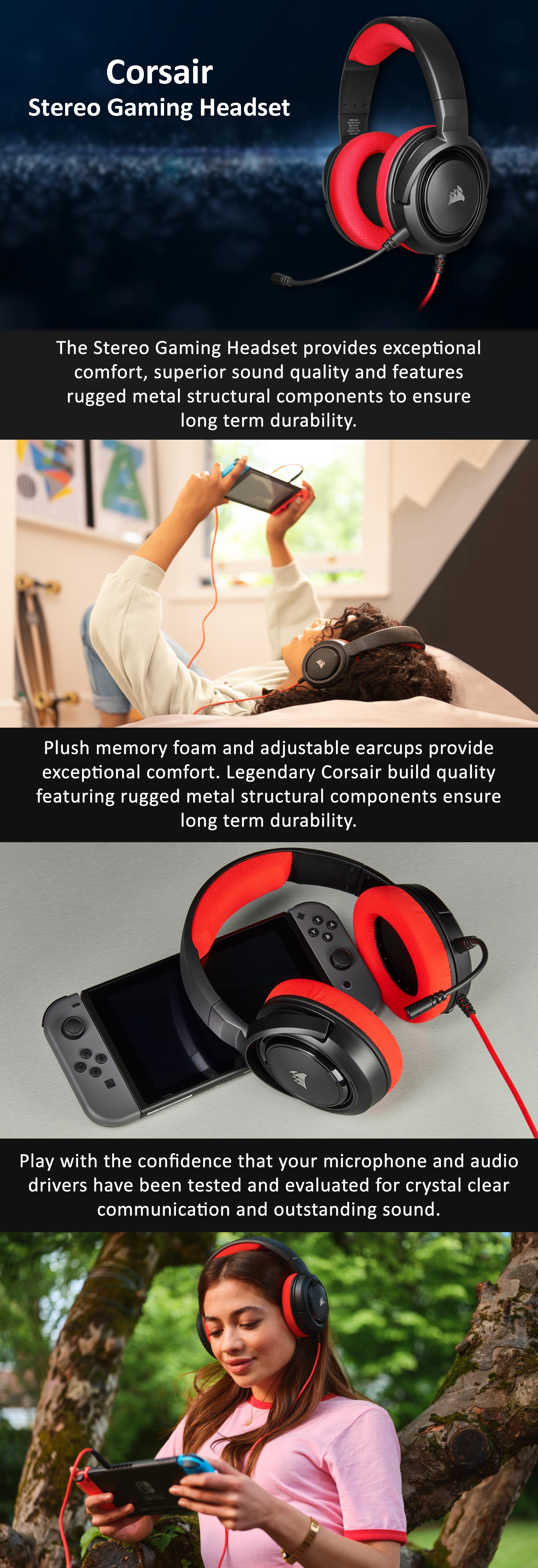 Stereo Gaming Headset For PS4 /PS5 /XOne /XSeries /Nswitch /PC