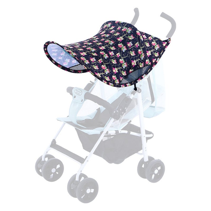 Windproof Sun Protection Anti-UV Cloth Sunshade Stroller Cover Baby's Parasol