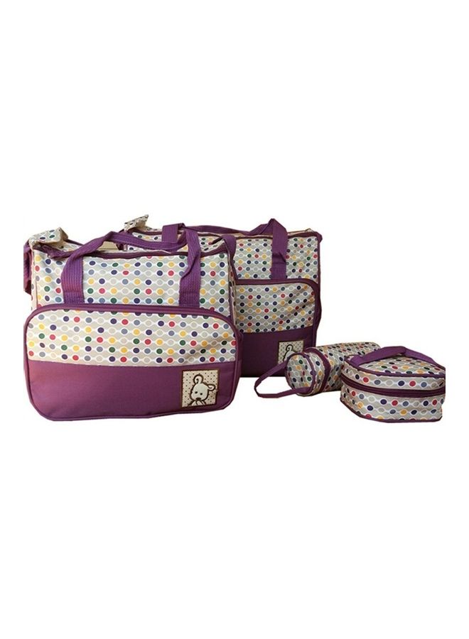 5-Piece Sweet Simple Polka Dots Pattern Bags
