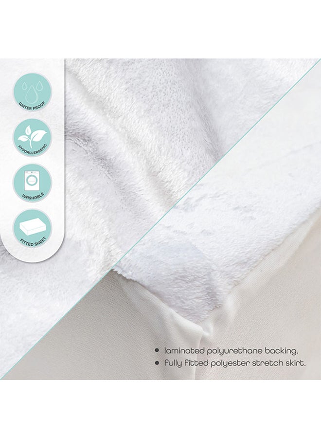 Breathable Waterproof Mattress Protector Sheet With Skirt Fit