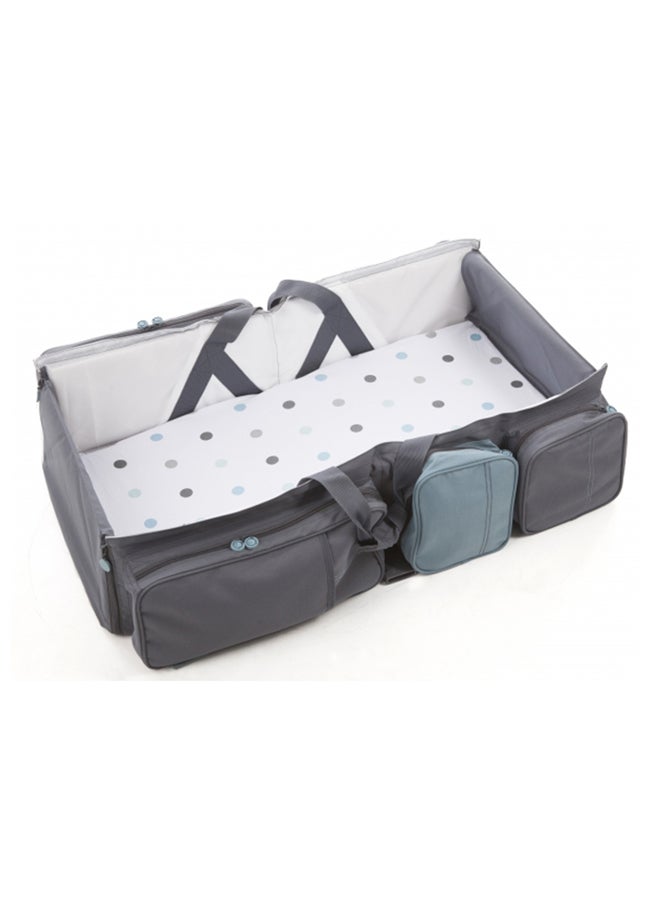 3-In-1 Multifunctional Portable Travel Cot Baby Nursery Convertible Bed And Diaper Bag Backpack