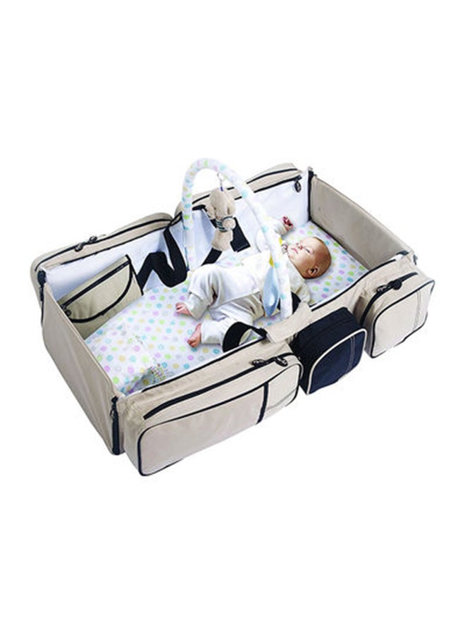 9-In-1 Multifunctional Travel Bed Cot Bassinet And Diaper Bag