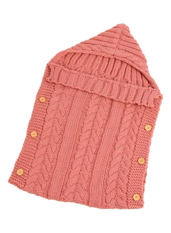 Swaddle Blanket Knit Crochet Hooded Sleeping Bag