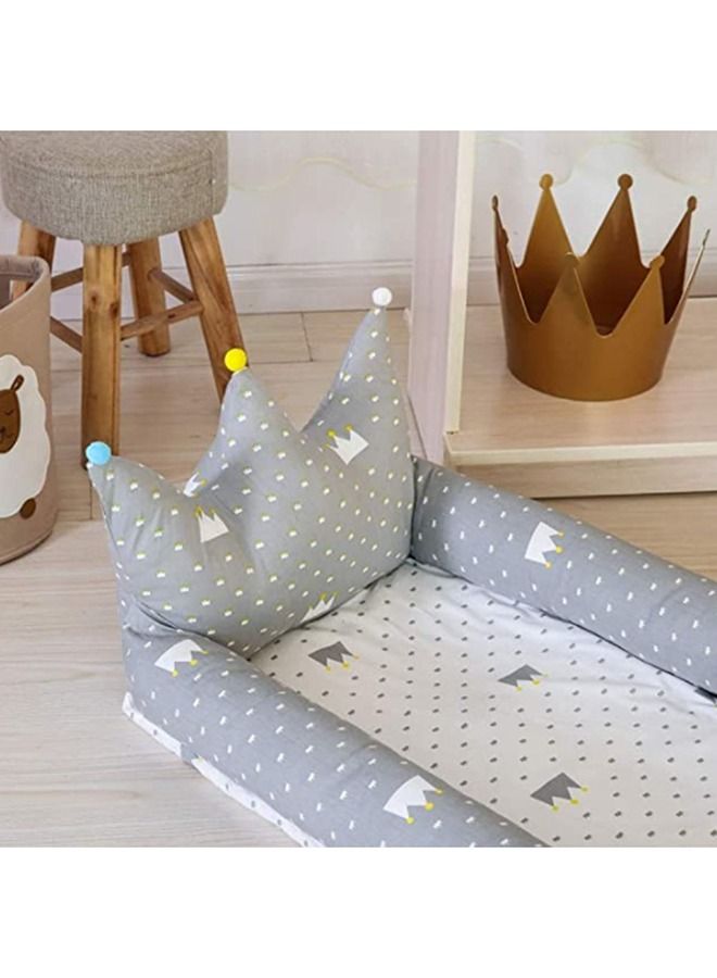 Portable Maxi Baby Nest - Royal Grey