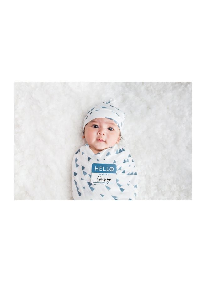 Hello World Hat And Swaddle Set